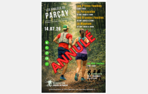 ANNULATION DES FOULEES DE PARCAY SUR VIENNE !