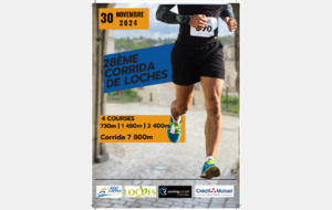 28 ème Corrida de Loches, samedi 30 novembre