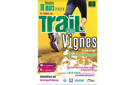 5ème Trail des vignes de Vernou, les résultats