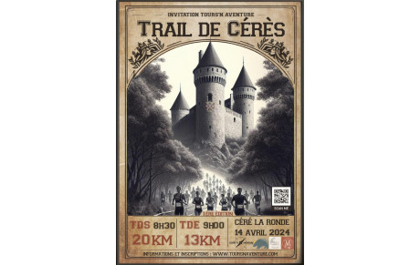 1er trail de Céré, les rèsultats